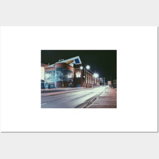 Glasgow Rangers Ibrox Stadium night time Posters and Art